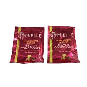 MIELLE Pomegranate Honey Leave In Conditioner For Thick Curly Type 4 Hair 2 Pack